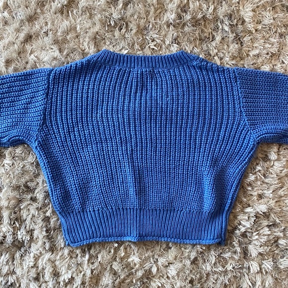 Blue Cable-knit Sweater - Picture 2 of 8